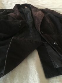 Manšestrové černé sako H&M - 8