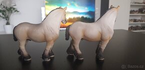 Schleich koně clydesdale, percheron, ardénský kůň, norický k - 8