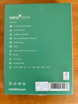 Nová čtečka ereader Tolino Shine 5 16GB (Kobo Clara BW) - 8