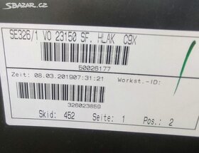 Přední nárazník Seat Terraco 2019 kód dílu 5FJ807221 - 8