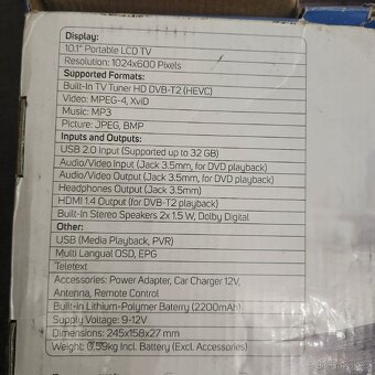 SENCOR SPV 7012T LCD TV 26CM - 8