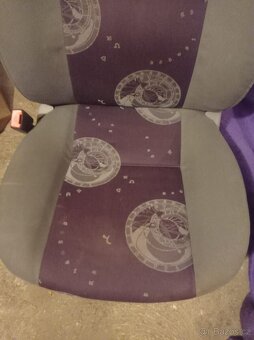 Škoda Felicia fialova mystery interiér sedačky - 8