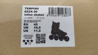 Kolečkové brusle Tempish EZZA 90 černé vel. 45 - 8