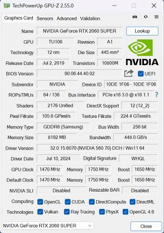 🖥️Herní PC RYZEN 5 3600,RTX 2060SUPER 8GB,1 TB SSD,WIFI - 8