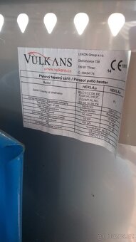 Plynovou lampu, tepelný zářič VULKAN - 8