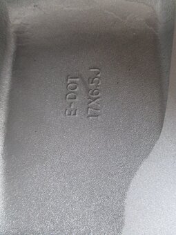 Prodám orig. alu KIA R17 s pneu Conti 205/50/17 - 8