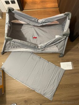 ZOPA Postýlka skládací Lely Silver Grey - 8
