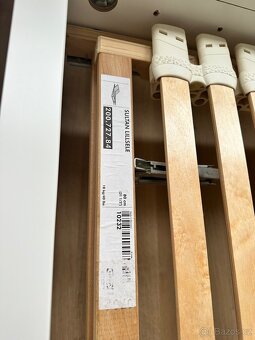 Bílá postel 160x200 ikea Malm - 8