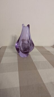 Vázička hutní sklo - 8