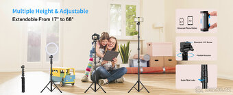 Stativ/selfie tyč  Victiv P10 s dálkovým ovládáním - 8