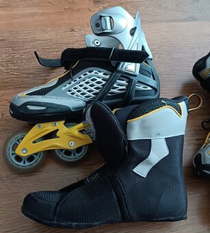 Kolečkové brusle Rollerblade 42 (26,5 cm) + chrániče - 8