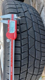 Alu kola 5x112 r17 Dijon orig. Vw Golf VII - zimní pneu - 8