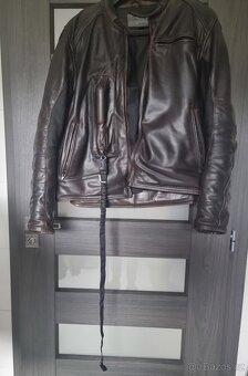 Airbagová bunda Helite Roadster hnědá kožena, XXL - 8