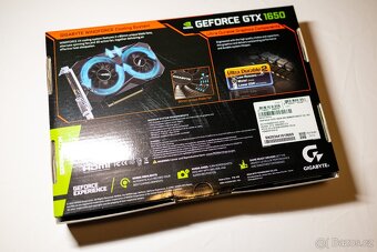 grafická karta Gigabyte GeForce GTX 1650 D6 WindForce OC 4G - 8