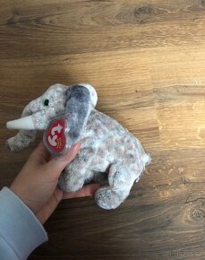 TY Elephant Beanie Baby - slon plyšový - 8