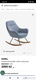 Prodám houpací křeslo NEBEL - 8