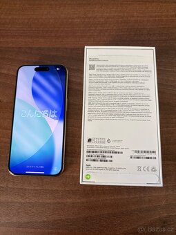 Prodám iPhone 15 Pro přírodní titan 128 GB - 8