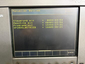 Horizontální vyvrtávačka WH105 CNC, 1999, 16000 prac. hodin - 8