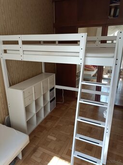 Patrová postel IKEA STORA 140x200 cm s příslušenstvím - 8