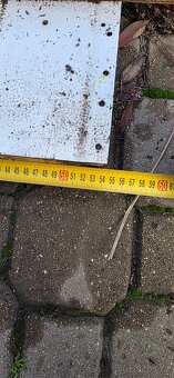 Vratové PUR panely 570cm 4ks / šedé - bílé - 8