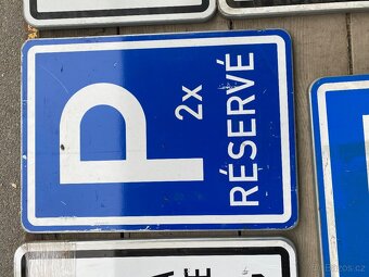 Dopravní značky, značení, parkování, dodatkové tabulky - 8