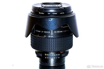 Nikon AF Nikkor 24-85mm 1:2,8-4 D + UV filtr TOP STAV - 8