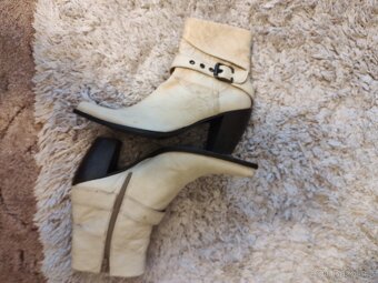 Kožené polokozačky - koně - 8