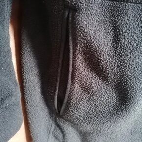 Krásný delší flecový kabátek s kapucí vel.40-46 - 8