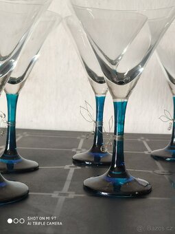 20 let nepoužité Martini sklenice - 8