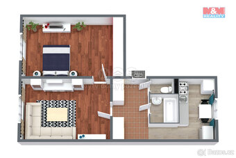 Prodej bytu 2+1, 56 m², Habartov, ul. Karla Čapka - 8