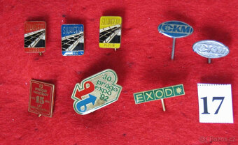 asi 90 ks odznaků - různé - ČSFR - cca 1970 - 1999 - 8