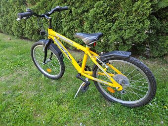 20" žluté dětské horské hliníkové kolo CONDOR, rám 10" - 8
