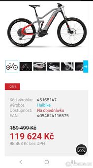 Elektrokolo HAIBIKE ALLMTN 6.0 FullCarbon - 8