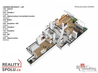Pronájem, byty/3+kk, 92 m2, Malá Plynární 1420/6, 17000 Prah - 8
