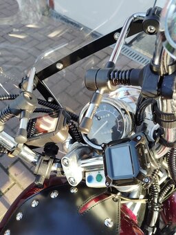 Yamaha XV Virago 125 (5AJ) r.v.:1998 červená-tmavá (TOP stav - 8
