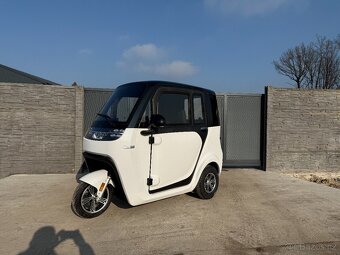 Elektromobil - Elektrická tříkolka Leramotors E1, bílá - 8