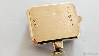 Zlatý náramek-hodinky zn. Omega s brilianty a rubíny 3,87ct. - 8