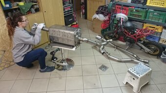 Dodge Ram 5,7 Hemi V8 duální Cat-Back nerezový výfukový syst - 8
