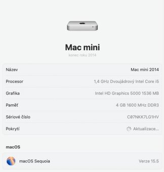  APPLE MAC MINI 2014 1.4 GHz i5 4GB RAM 250GB SSD HDMI - 8