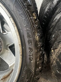 Kola s pneu 225/45r17 AUDI R17 original 5x112 7.5j - 8