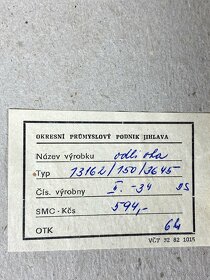 6 ks broušených skleniček původní balení - 8