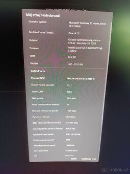 Herní PC RTX 3060ti - 8