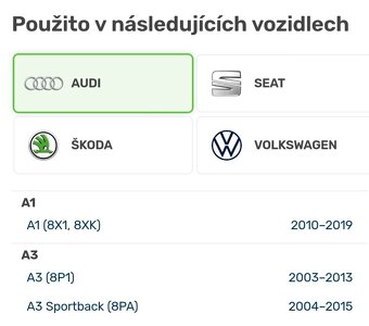 Brzdové destičky sada zadní TRW GDB1841 - 8