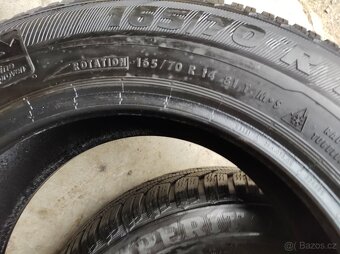165/70 R14 81T M+S ZIMNÍ PNEU - 4KUSY - 8