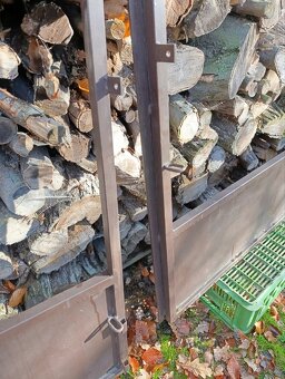 Kovová, dvoukřídlá brána s brankou - 8