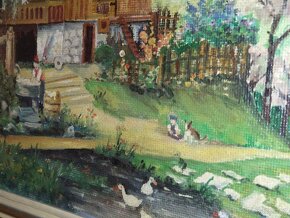 Obraz 61 × 51 , olejomalba / na kartonu - 8