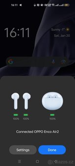 Bezdrátové sluchátka Oppo Enco Air2, světle modré - 8