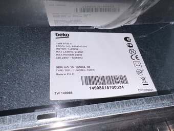 Nový odsavač par BEKO CWB 9730X stříbrná - 90 cm - 8