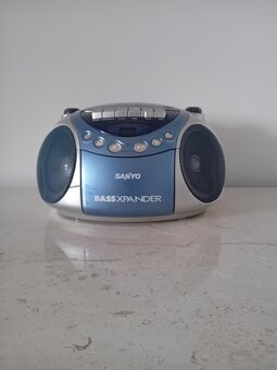 Rádio magnetofon, CD, SANYO, vyrobeno v Japonsku - 8