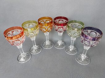 Luxusní sada křišťálových broušených sklenic od Hofbauer - 8